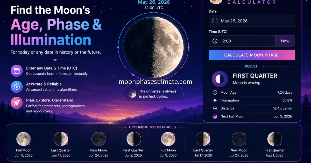 "Moon Age Calculator"
